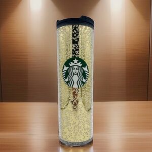 Starbucks 2020 Tumbler Bubble Gold Grande 16oz Tumbler Travel Swivel Lid